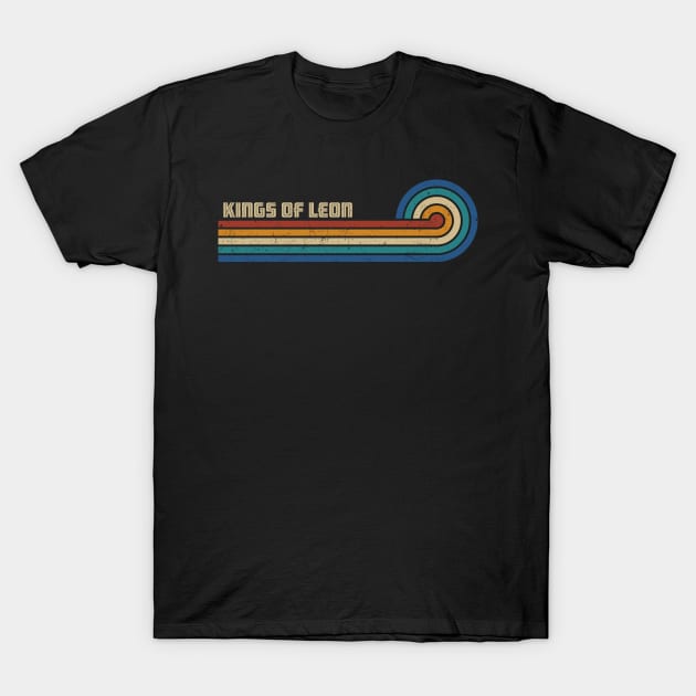 Kings Of Leon - Retro Sunset T-Shirt by Arestration